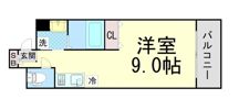 ライフデザイン三宮東の間取り画像
