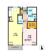 ブライトグローブ Sの間取り画像