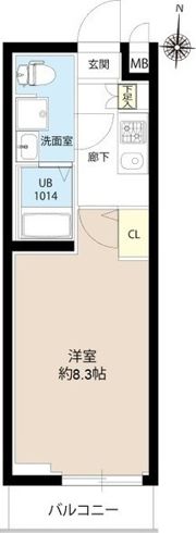 エスタート亀有の間取り画像