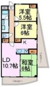 ローズガーデン楠元の間取り画像
