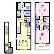 讃良レジデンスの間取り画像