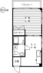 関マンションの間取り画像