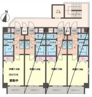 ROXCAPE川崎の間取り画像