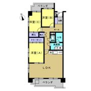 グランドヒルズ東海の間取り画像