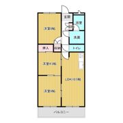 コーポラス林本の間取り画像