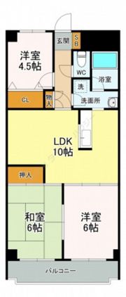 ジョイパレス高取駅前の間取り画像