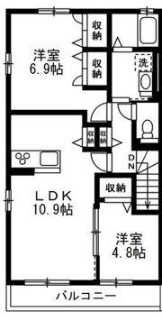 リバーⅠの間取り画像
