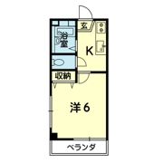 大江サンハイツの間取り画像