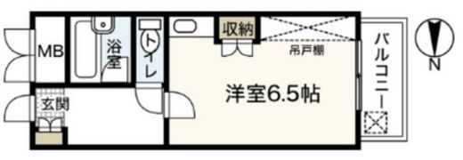 ハイソサエティ宝町の間取り画像