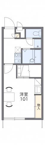 レオパレスCasaYashimaの間取り画像