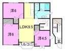 ヴィラ軽井沢Cの間取り画像