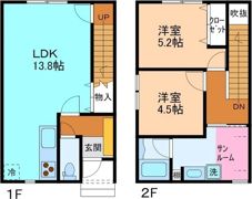 本郷町APARTMENT A棟の間取り画像