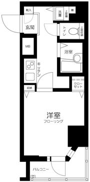 ガラ・グランディ日本橋の間取り画像