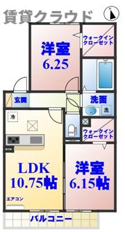 D-roomちはら台Gの間取り画像