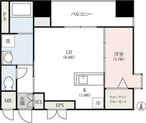 アルティザ北通町の間取り画像