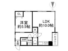 ラムール五位ノ池の間取り画像