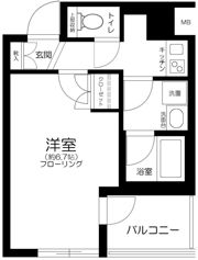 グラーサ銀座イーストの間取り画像