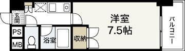 リバーメゾン横川の間取り画像