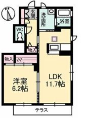 シャーメゾンクレアの間取り画像