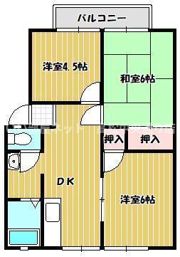 幸町聖ハイツA棟の間取り画像