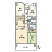 ワンダーベイシティSAZANサウスウィングの間取り画像