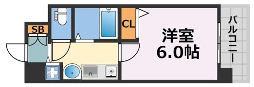 プレサンス東本町の間取り画像
