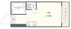 エクセレント上新6の間取り画像