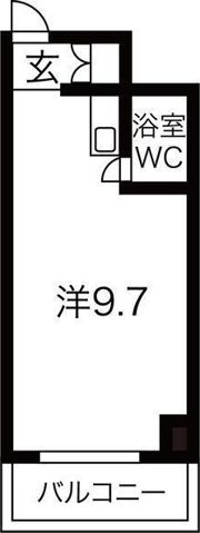 シンコー熊本駅前スカイマンションIの間取り画像