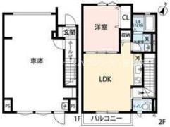 エスパース河内磐船の間取り画像