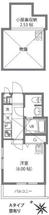 プラウランド京王堀之内の間取り画像