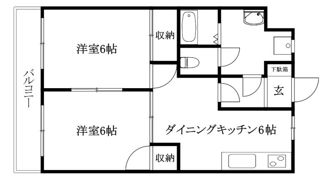 グレース辻町の間取り画像