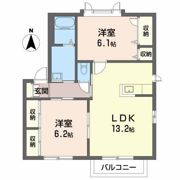 ウエストフィールド A棟の間取り画像