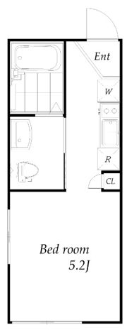 GardenCourt上大岡A号棟の間取り画像