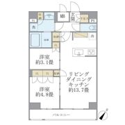 ジオエント駒込の間取り画像