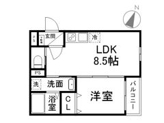 LIX神戸湊川の間取り画像