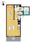 REGALEST LB 下伊福(レガリスト エルビー シモイの間取り画像