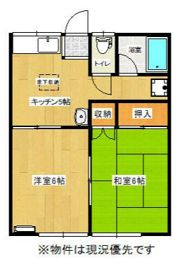 コーポ榎実の間取り画像