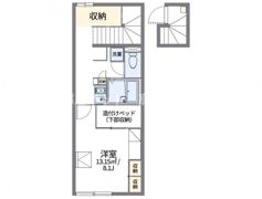 レオパレスシュトラールの間取り画像