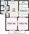 エスポアール志木Dの間取り画像