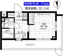 ステージファースト西馬込アジールコートの間取り画像