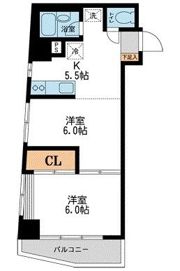 阪上ロイヤルハイツ第二の間取り画像