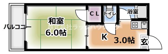 コーポタカハシA棟の間取り画像
