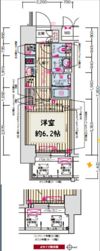 プレサンス天神橋筋六丁目ヴォワールの間取り画像