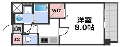 リンクス大阪城EASTレジデンスの間取り画像