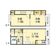 デュープレックス箕面東A・Bの間取り画像