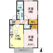 ロイヤルパークス林町 C棟の間取り画像