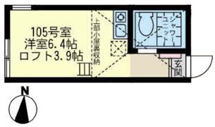 ユナイト屏風浦トレンティーノの間取り画像