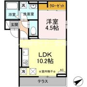パインバレー三番町 オーガスタ三番町 Bの間取り画像