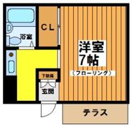マメゾン羽根木の間取り画像