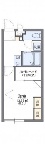 レオパレスサウスヴィラの間取り画像